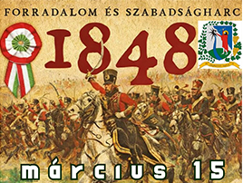 Meghívó a március 15-i ünnepségre
