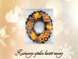 Karácsonyi ajtódísz készítő verseny