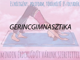 Gerincgimnasztika Mónus Katával