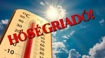 III. fokú hőségriasztás elrendelése!