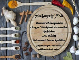 Jótékonysági főzés