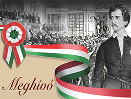 Meghívó a március 15-i ünnepségre