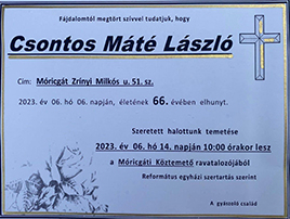 Csontos Máté László