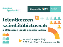 Jelentkezzen számlálóbiztosnak!